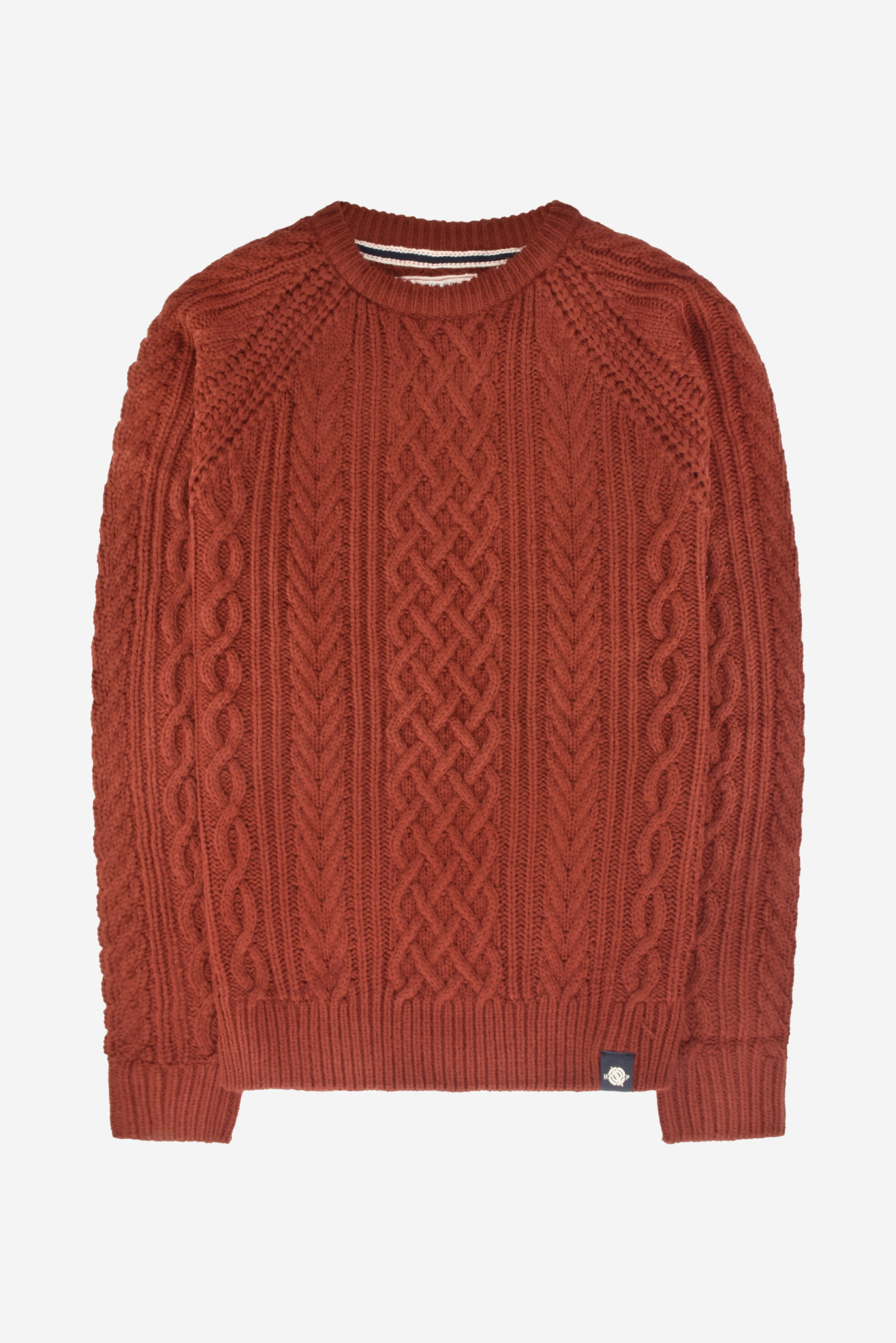 SWEATER RUSTY BROWN CREW KNIT - Wrangler Ecuador