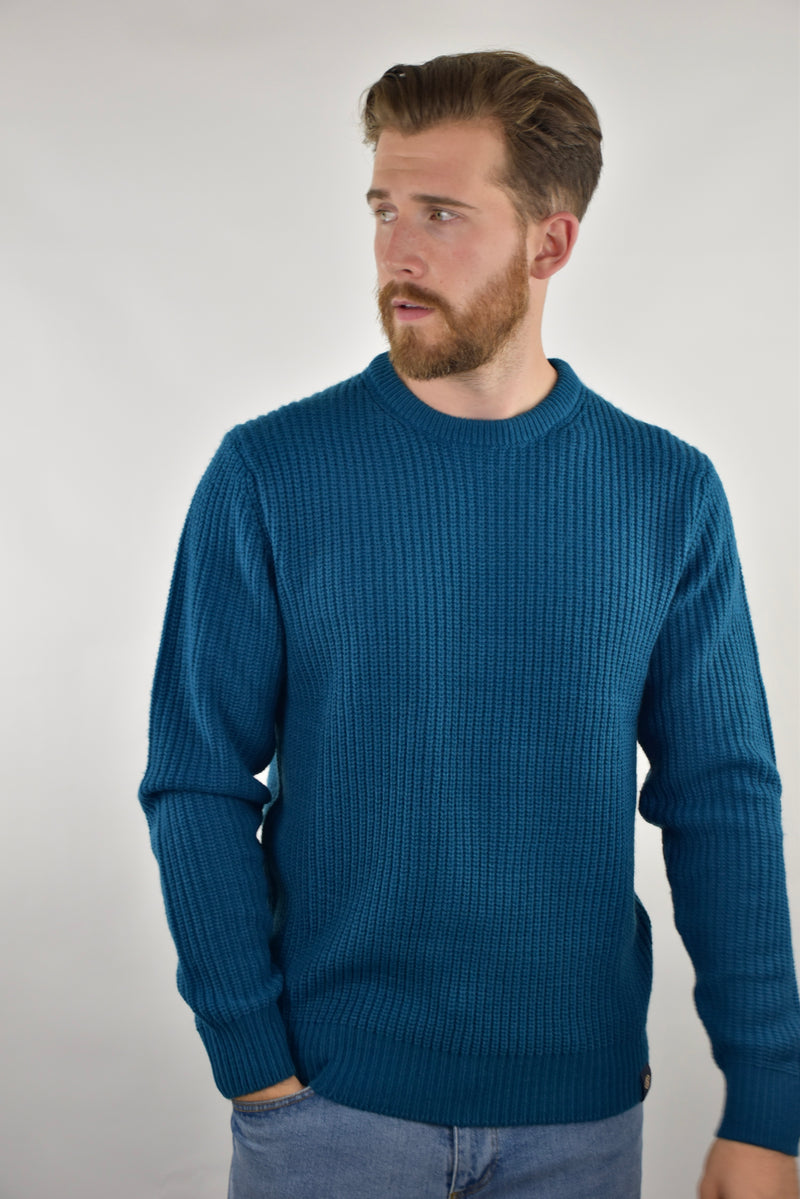 Humble Pioneer - Men's Ink Fisherman Rib Crewneck
