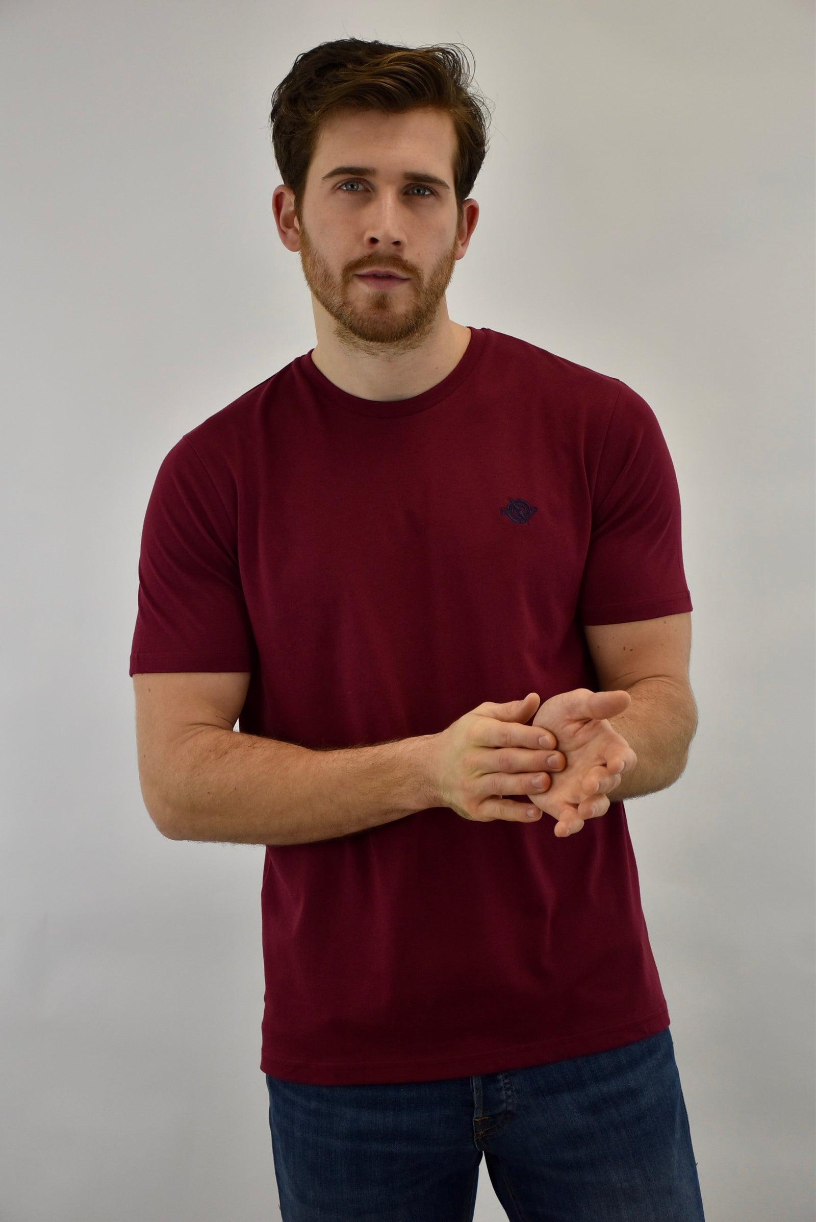 Humble Pioneer - Burgundy T-Shirt